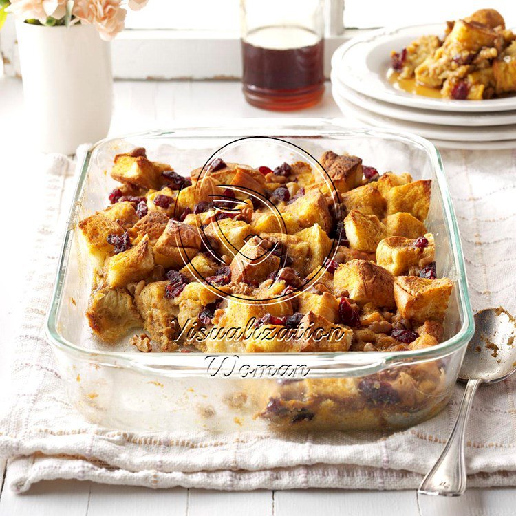 Pumpkin-Cranberry Breakfast Bake