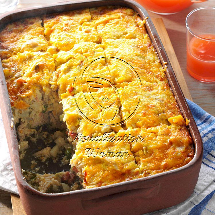 Hash Brown & Chicken Brunch Casserole