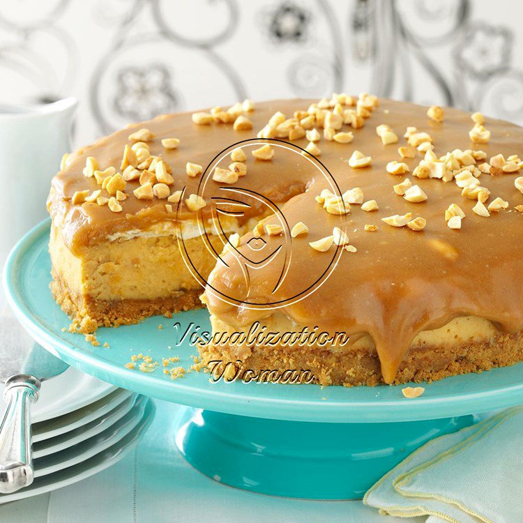 Sweet & Salty Peanut Butter Cheesecake