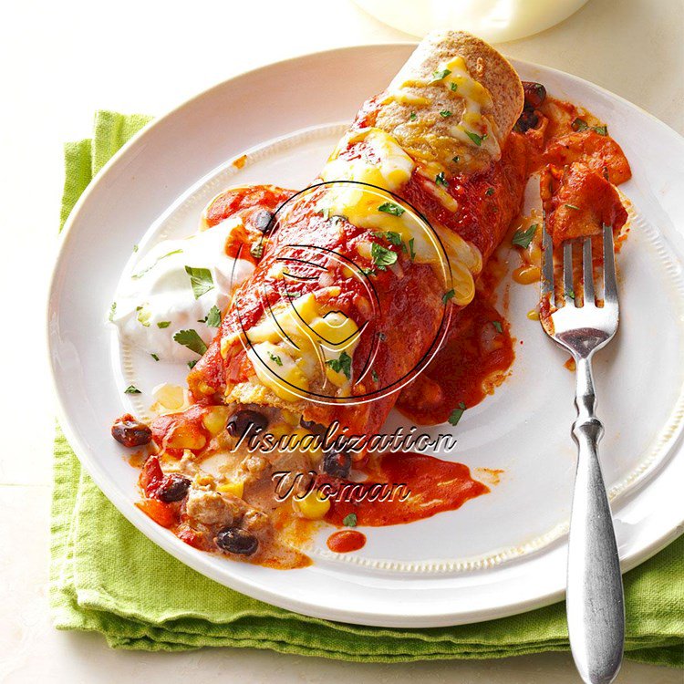 Black Bean Turkey Enchiladas