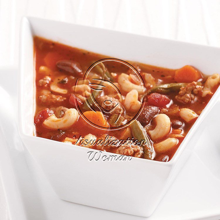 Lightened-Up Pasta Fagioli Soup