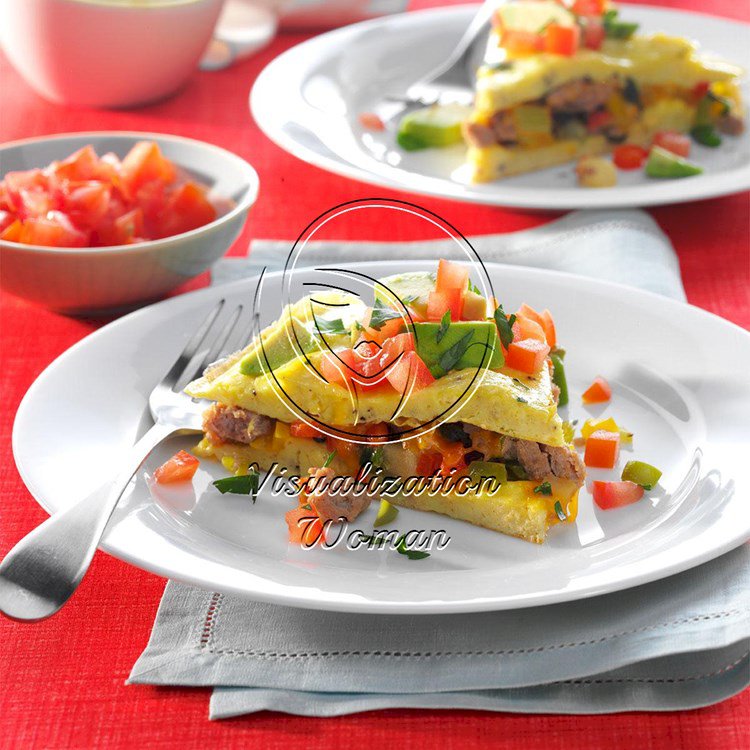 Turkey, Apple & Vegetable Omelet