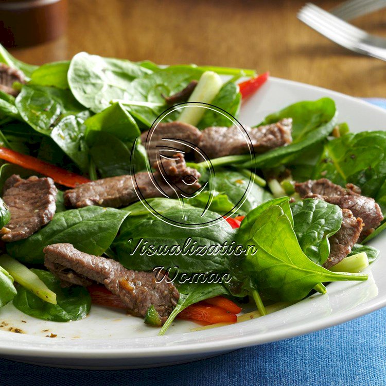 Thai Spinach Beef Salad