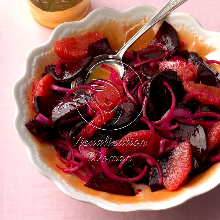 Beet, Grapefruit & Onion Salad