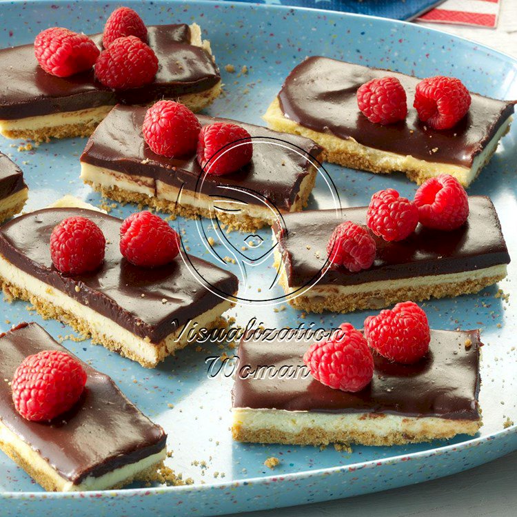 Berry & Ganache Cheesecake Bars