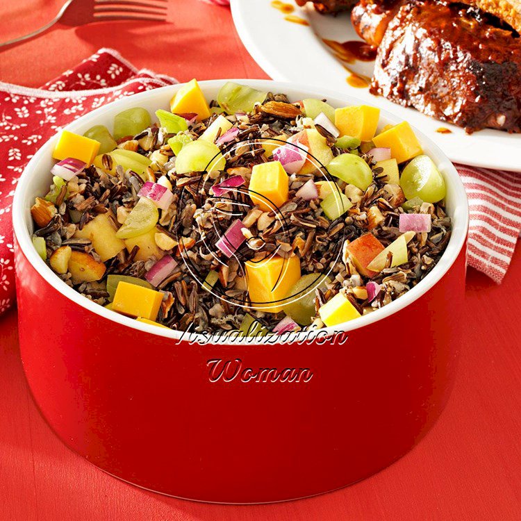 Almond & Apple Wild Rice Salad