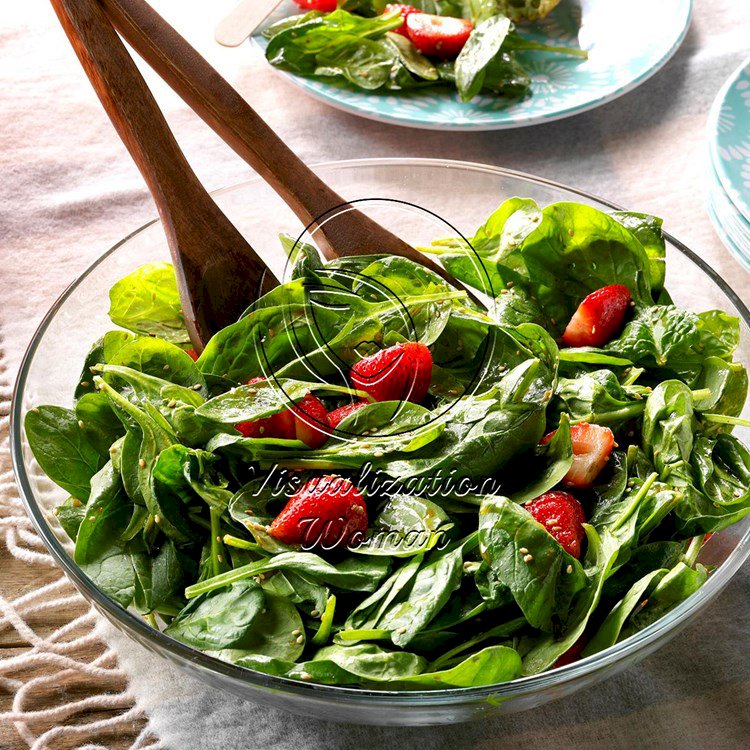 Light Strawberry-Spinach Salad