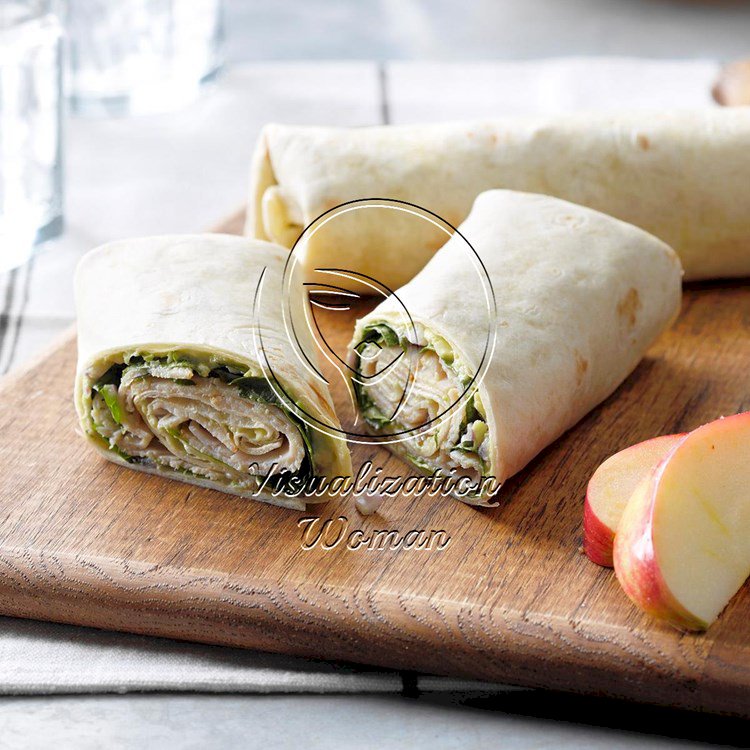 Turkey Guacamole Wraps