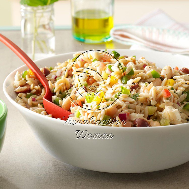 Whole Wheat Orzo Salad