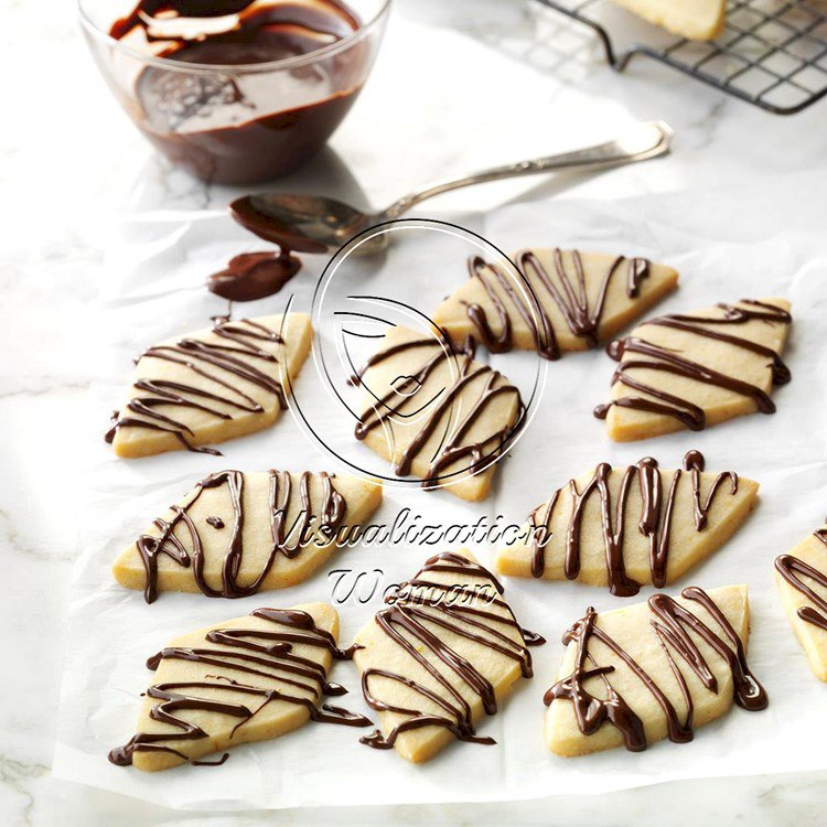 Orange Shortbread with Spicy Dark Chocolate