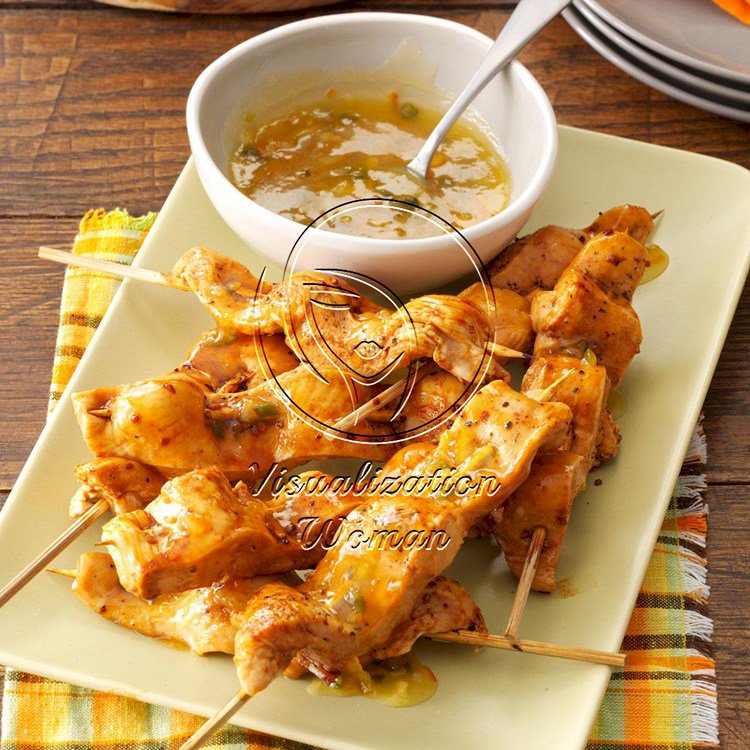 Chicken Skewers with Sweet & Spicy Marmalade