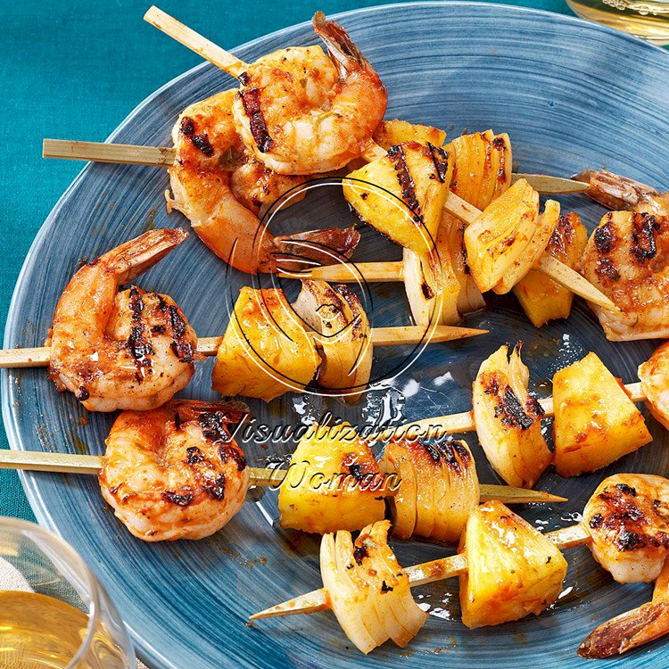 Grilled Shrimp Appetizer Kabobs