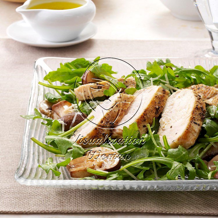 Grilled Chicken with Arugula Salad