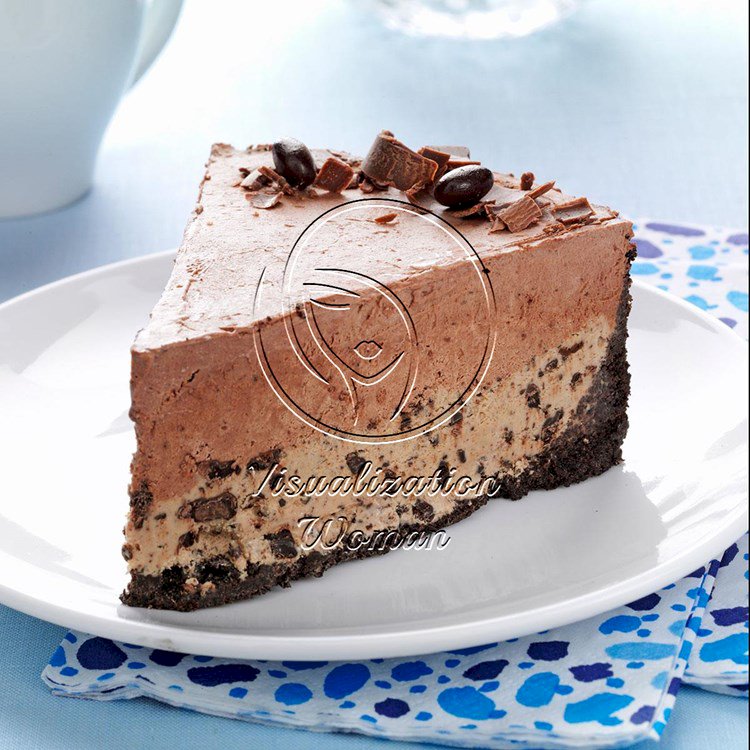 Chocolate-Coffee Bean Ice Cream Cake