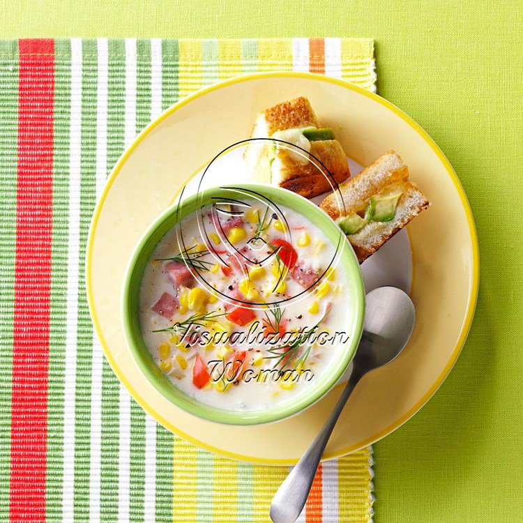 Creamy Ham & Corn Soup