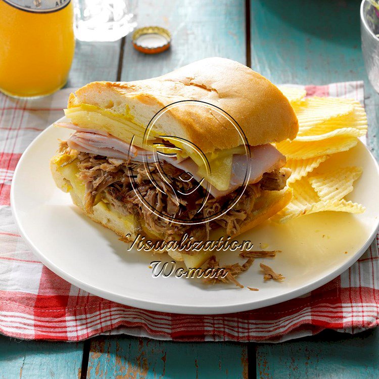 Cuban Pulled Pork Sandwiches