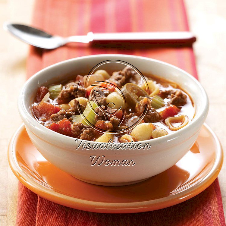 Zesty Hamburger Soup