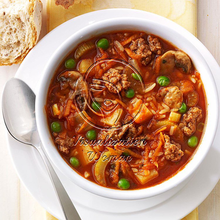 Chunky Beef Vegetable Soup