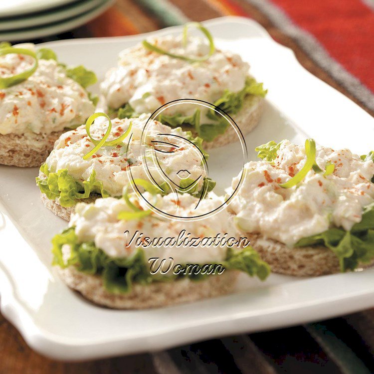 Crab Salad Tea Sandwiches