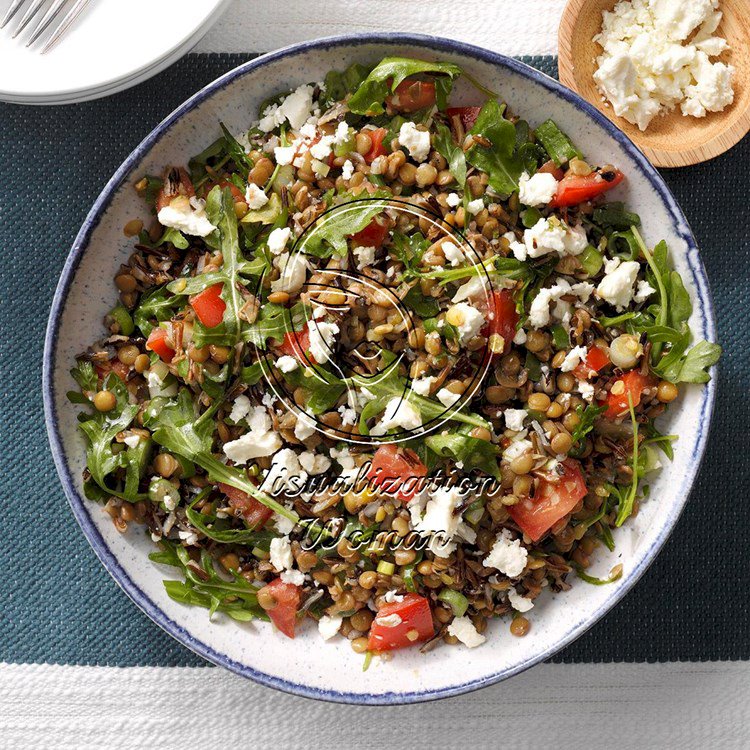 Wild Rice and Lentil Salad