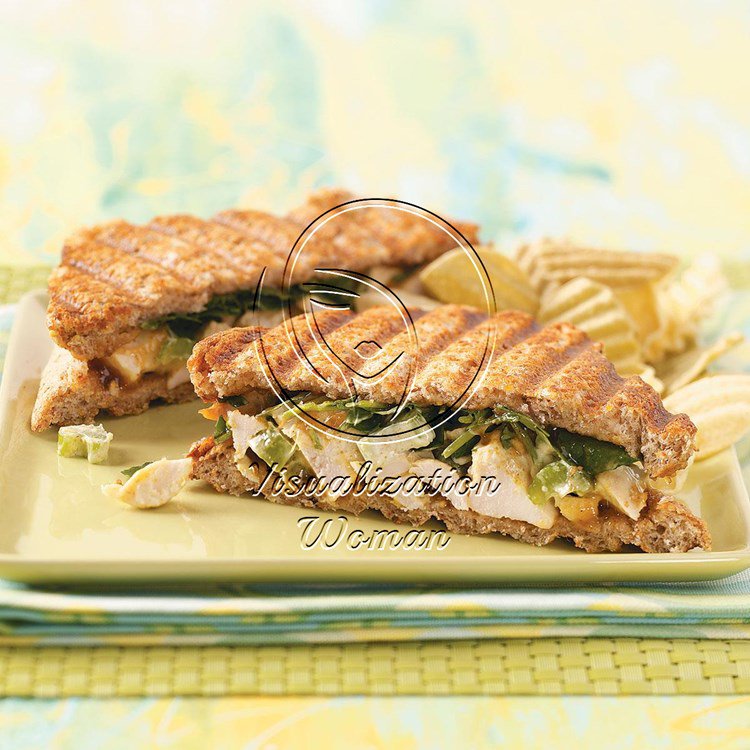 Curried Chicken Paninis for Two