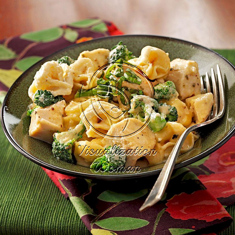 Chicken Tortellini in Cream Sauce