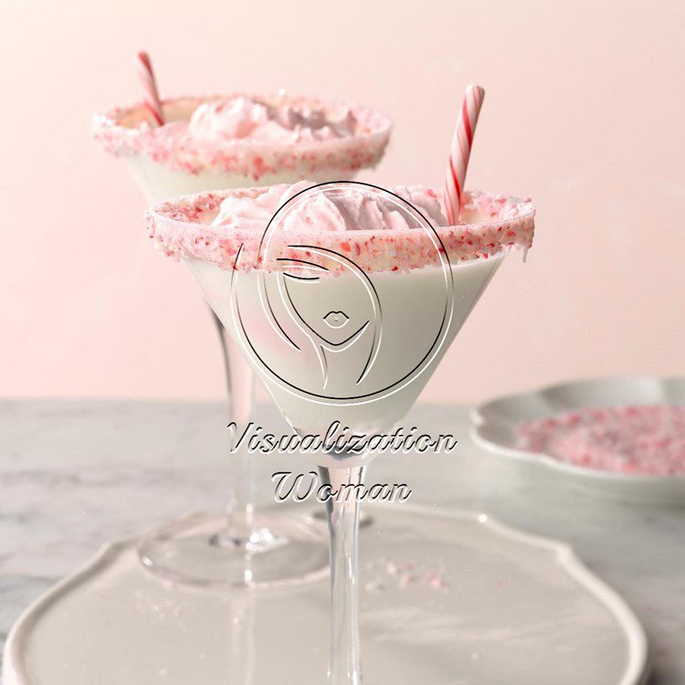 Chocolate Candy Cane Martinis