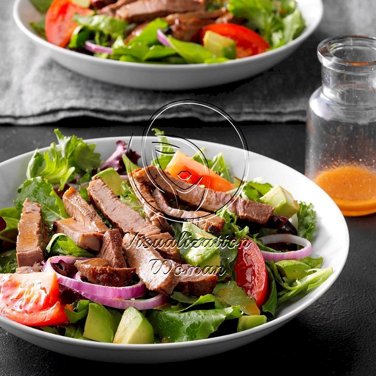 Dressed-Up Steak Salad