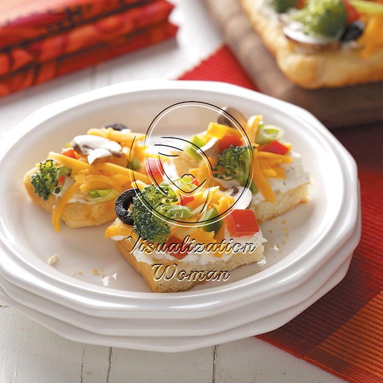 Vegetable Appetizer Pizza